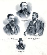 J.F. Bishop, A.J. White, J.W. McDill, S.P. Bliss, Union County 1876